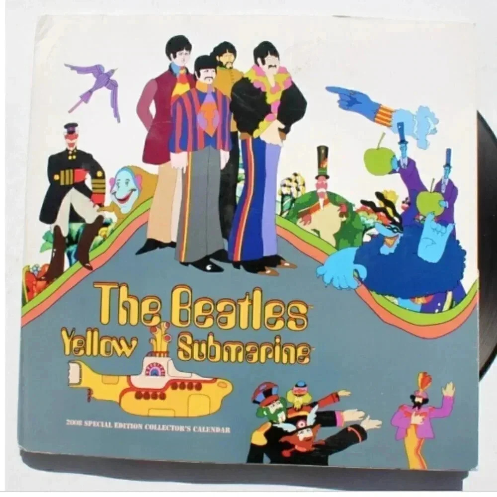 Vintage "THE BEATLES" YELLOW SUBMARINE 2008 SPECIAL EDITION CALENDAR
